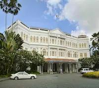 Raffles Hotel Singapore, a highlight of a private tour Singapore Malaysia experience.